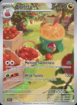 Appletun 211/191 Illustration Rare – Surging Sparks Pokémon card
