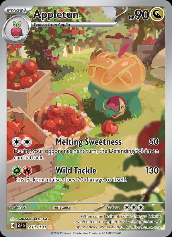 Appletun 211/191 Surging Sparks Pokémon card