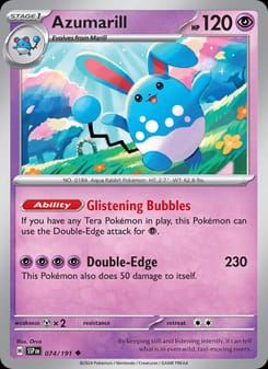 Azumarill 074/191 Uncommon – Surging Sparks Pokémon card