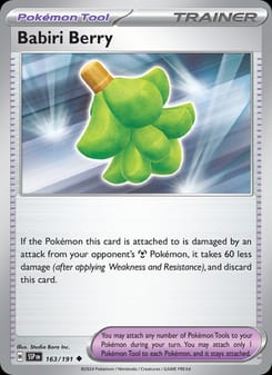 Babiri Berry 163/191 Uncommon – Surging Sparks Pokémon card