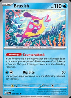 Bruxish 049/191 Uncommon – Surging Sparks Pokémon card