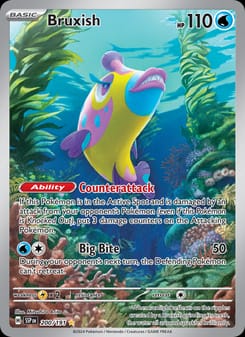 Bruxish 200/191 Illustration Rare – Surging Sparks Pokémon card