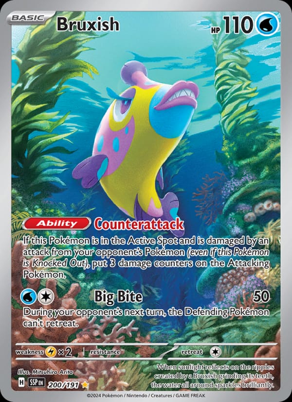 Bruxish 200/191 Surging Sparks Pokémon card