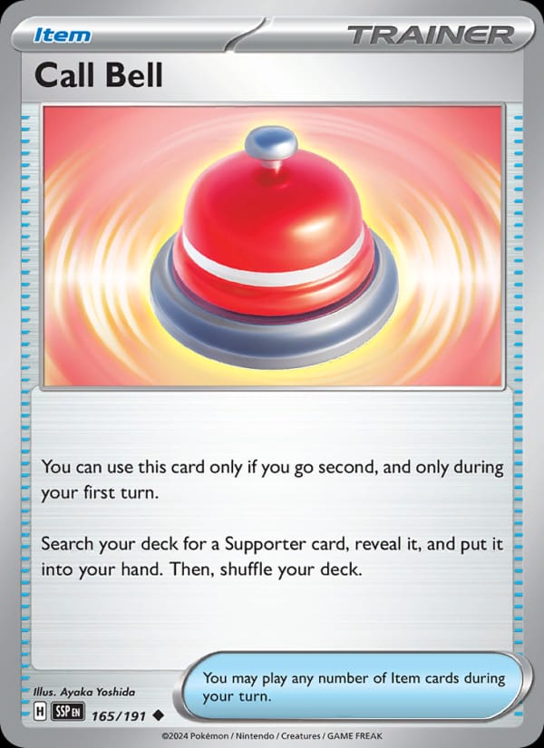 Call Bell 165/191 Surging Sparks Pokémon card