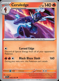 Ceruledge 035/191 Uncommon – Surging Sparks Pokémon card