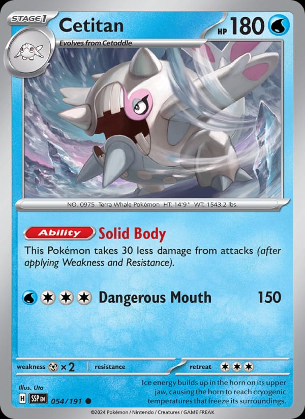 Cetitan 054/191 Surging Sparks Pokémon card