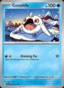Cetoddle 053/191 Common – Surging Sparks Pokémon card
