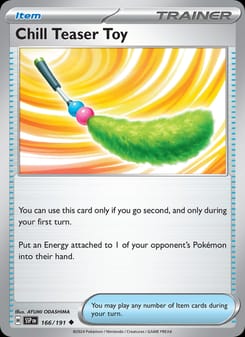 Chill Teaser Toy 166/191 Uncommon – Surging Sparks Pokémon card