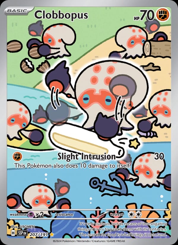 Clobbopus 207/191 Surging Sparks Pokémon card
