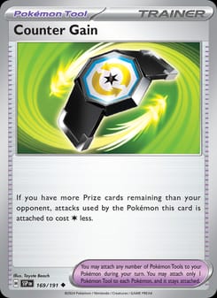 Counter Gain 169/191 Uncommon – Surging Sparks Pokémon card