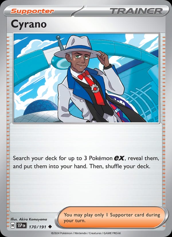 Cyrano 170/191 Surging Sparks Pokémon card