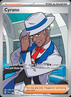 Cyrano 230/191 Ultra Rare – Surging Sparks Pokémon card