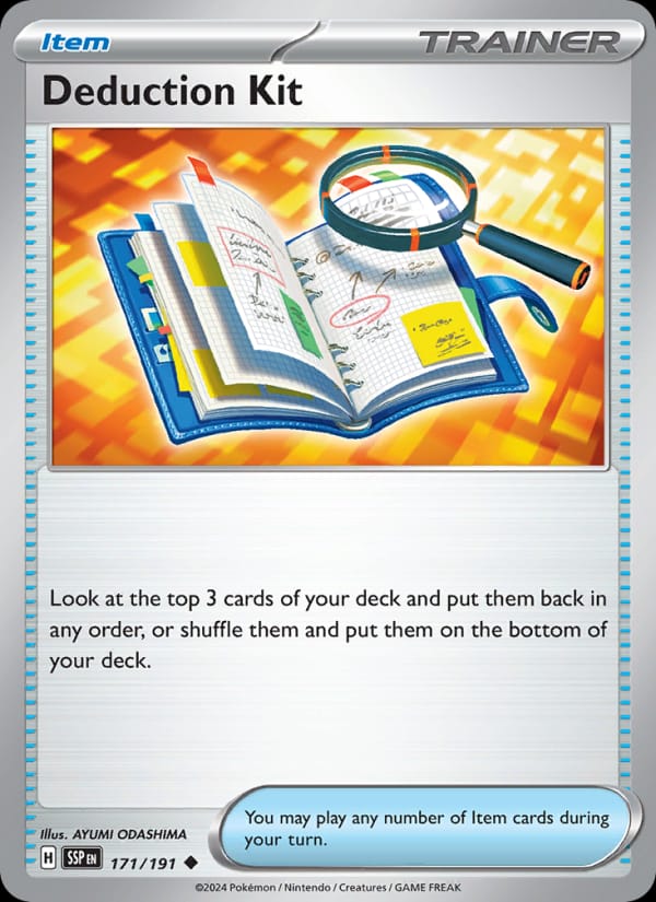 Deduction Kit 171/191 Surging Sparks Pokémon card