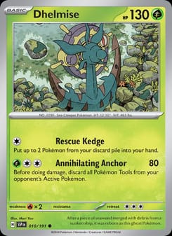 Dhelmise 010/191 Common – Surging Sparks Pokémon card