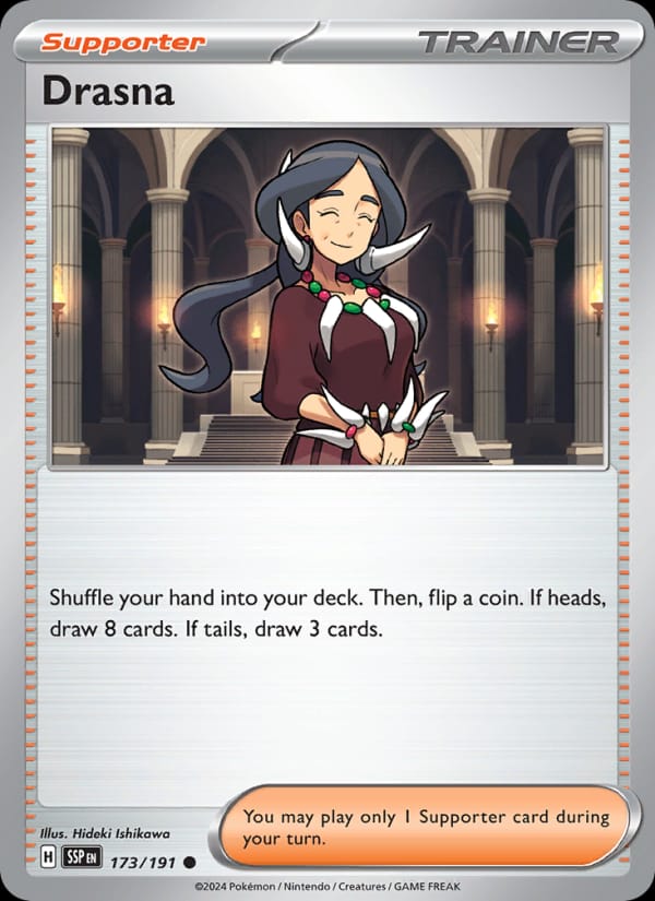 Drasna 173/191 Surging Sparks Pokémon card