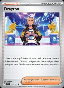 Drayton 174/191 Uncommon – Surging Sparks Pokémon card