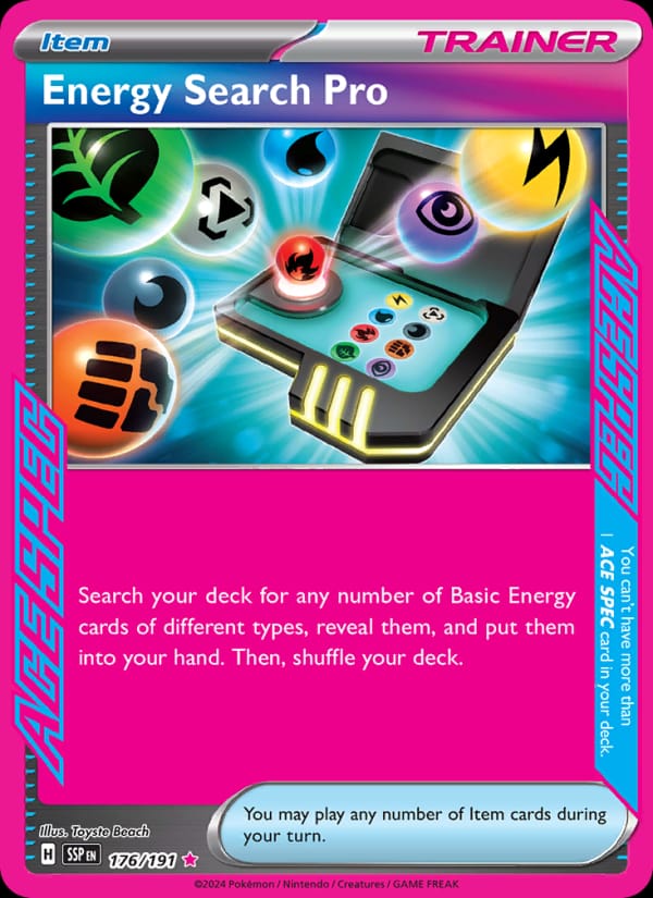 Energy Search Pro 176/191 Surging Sparks Pokémon card