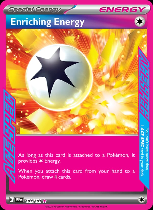 Enriching Energy 191/191 Surging Sparks Pokémon card