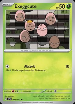 Exeggcute 002/191 Common – Surging Sparks Pokémon card