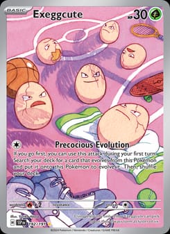 Exeggcute 192/191 Illustration Rare – Surging Sparks Pokémon card
