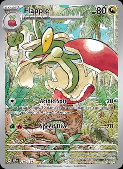 Flapple 210/191 Illustration Rare – Surging Sparks Pokémon card