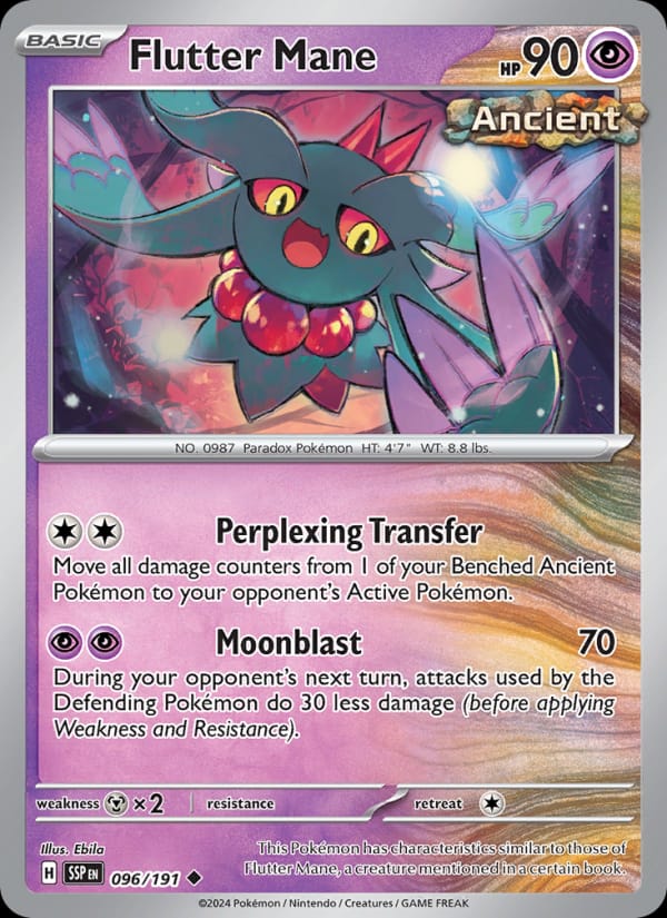 Flutter Mane 096/191 Surging Sparks Pokémon card