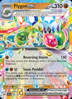 Flygon ex 106/191 Double Rare – Surging Sparks Pokémon card