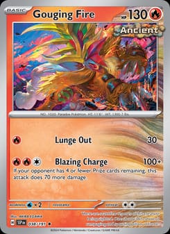 Gouging Fire 038/191 Rare – Surging Sparks Pokémon card