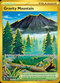 Gravity Mountain 250/191 Hyper Rare – Surging Sparks Pokémon card