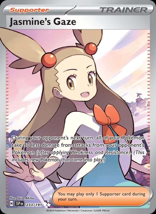 Jasmine's Gaze 233/191 Surging Sparks Pokémon card