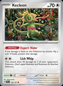 Kecleon 150/191 Common – Surging Sparks Pokémon card