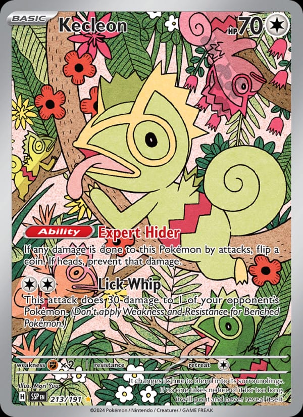 Kecleon 213/191 Surging Sparks Pokémon card