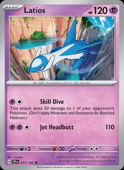 Latios 077/191 Uncommon – Surging Sparks Pokémon card