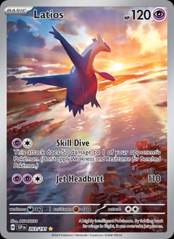 Latios 203/191 Illustration Rare – Surging Sparks Pokémon card