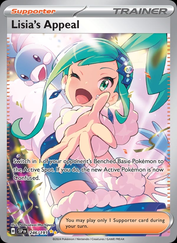 Lisia's Appeal 246/191 Surging Sparks Pokémon card