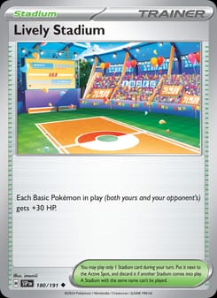 Lively Stadium 180/191 Uncommon – Surging Sparks Pokémon card