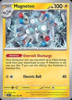 Magneton 059/191 Uncommon – Surging Sparks Pokémon card