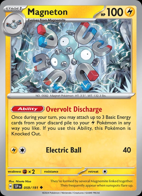 Magneton 059/191 Surging Sparks Pokémon card