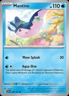 Mantine 040/191 Common – Surging Sparks Pokémon card