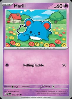 Marill 073/191 Common – Surging Sparks Pokémon card