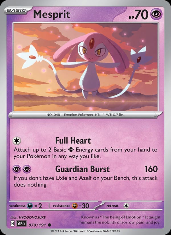 Mesprit 079/191 Surging Sparks Pokémon card