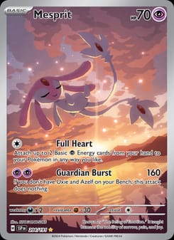 Mesprit 204/191 Illustration Rare – Surging Sparks Pokémon card