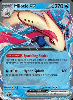 Milotic ex 042/191 Double Rare – Surging Sparks Pokémon card