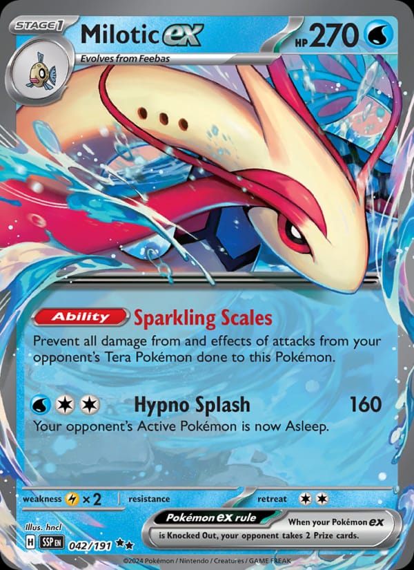 Milotic ex 042/191 Surging Sparks Pokémon card