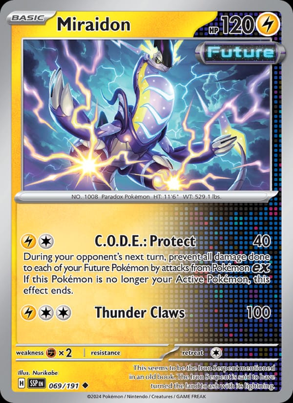 Miraidon 069/191 Surging Sparks Pokémon card