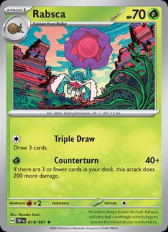 Rabsca 014/191 Rare – Surging Sparks Pokémon card