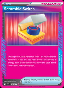 Scramble Switch 186/191 ACE SPEC Rare – Surging Sparks Pokémon card