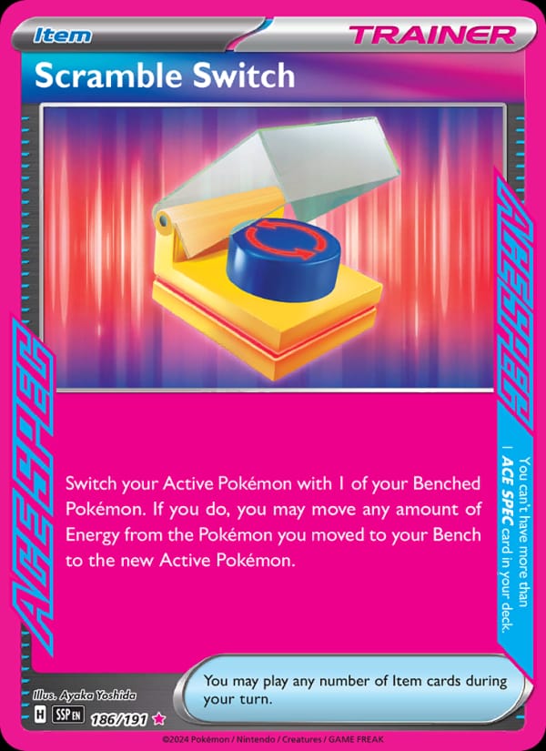 Scramble Switch 186/191 Surging Sparks Pokémon card