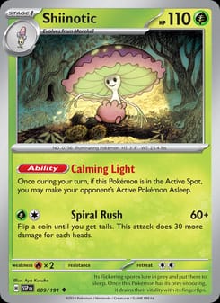 Shiinotic 009/191 Uncommon – Surging Sparks Pokémon card