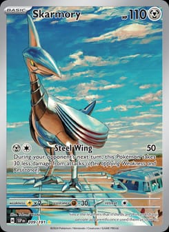 Skarmory 209/191 Illustration Rare – Surging Sparks Pokémon card